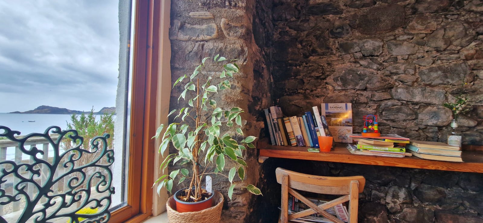 Internal shot of Dave's Vegan Popup Cafe